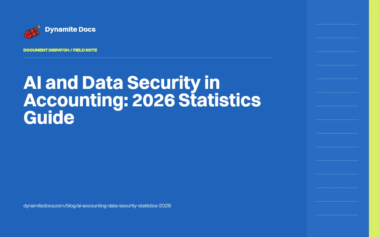 AI & Data Security in Accounting Statistics in 2026 covering adoption rates, breach costs, and compliance benchmarks